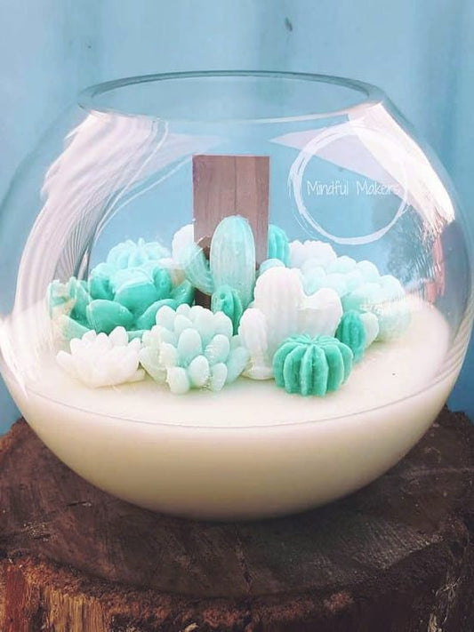 Succulent Candle