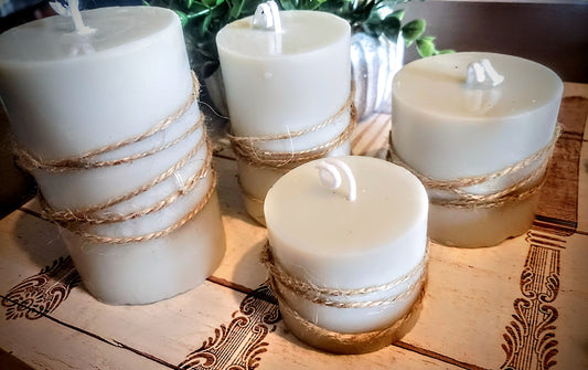 Farmhouse Pillar Candles Set Of 6